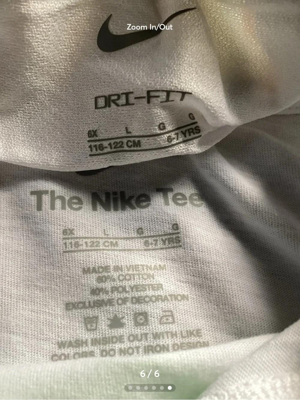 Nike girls Tee & Shorts outfit size 6X(NWT) ~PRICE FIRM, NO OFFERS~